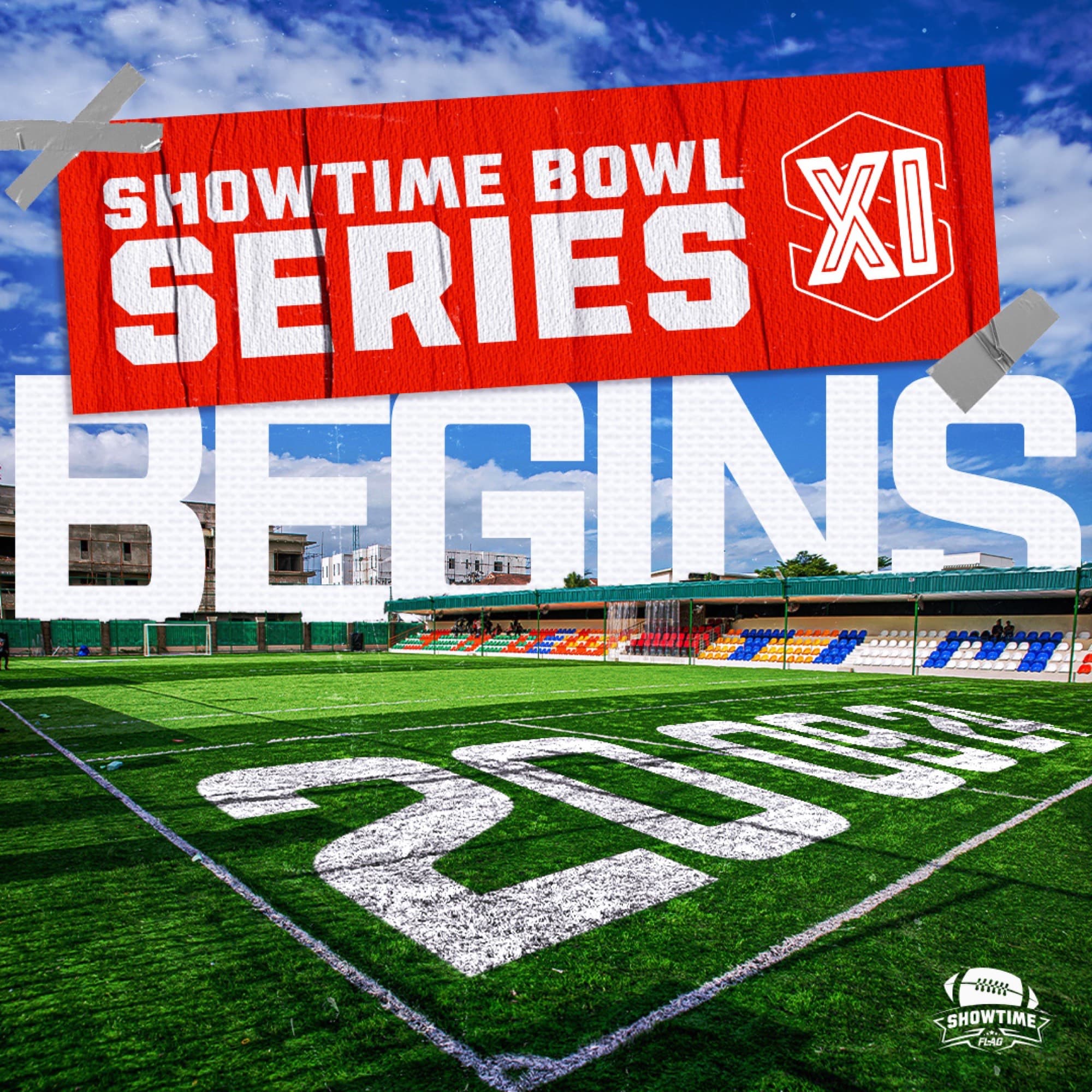 Showtime Flag Football — Social Media & Motion